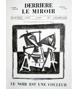 Derrière Le Miroir N° 1. Geer Van Velde. Le Noir Est Une couleur.
